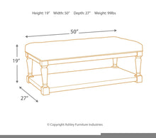 Shawnalore Coffee Table Ottoman