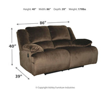 Clonmel Reclining Loveseat