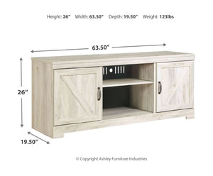 Bellaby 63" TV Stand with Fireplace