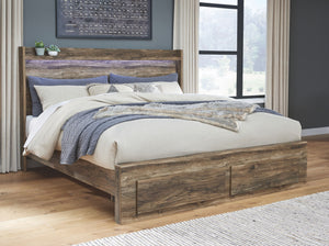 Rusthaven Storage Panel Bed