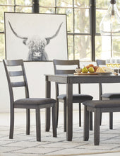 Bridson Dining Room Table and Chairs with Bench (Set of 6)