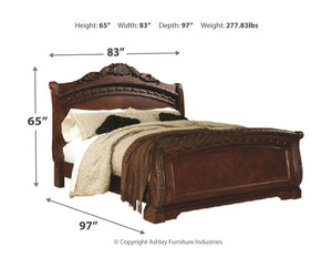 North Shore Sleigh Bed