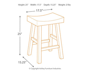 Glosco Counter Height Bar Stool