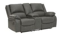 Calderwell Reclining Loveseat with Console