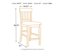 Haddigan Single Counter Height Bar Stool