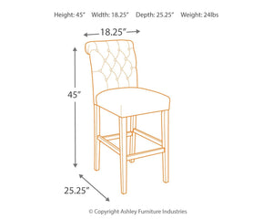 Tripton Bar Height Bar Stool