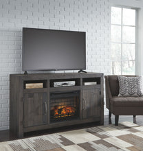 Mayflyn 62" TV Stand with Electric Fireplace