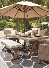 Beachcroft Dining Table with Umbrella Option