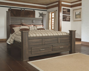 Juararo Storage Poster Bed