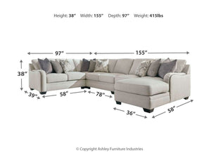 Dellara Sectional with Chaise