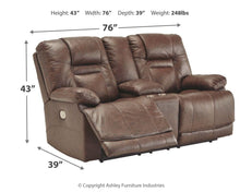 Wurstrow Power Reclining Loveseat