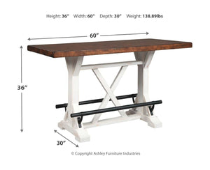 Valebeck Counter Height Dining Table