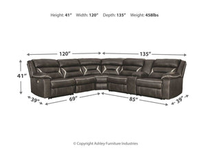 Kincord Power Reclining Sectional