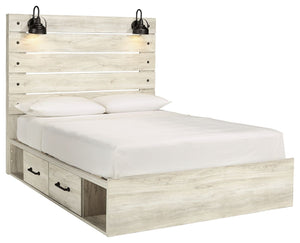 Cambeck Panel Bed with Under Bed Storage