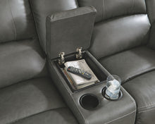 Calderwell Reclining Loveseat with Console