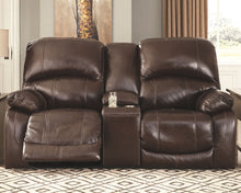 Hallstrung Power Reclining Loveseat with Console