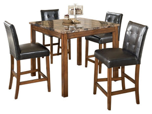 Theo Counter Height Dining Table and Bar Stools (Set of 5)