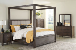 Dellbeck Storage Canopy Bed