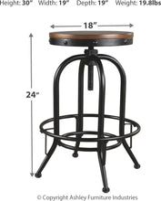 Valebeck Bar Height Bar Stool