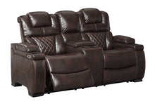 Warnerton Power Reclining Loveseat with Console