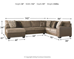 Abalone Sectional with Chaise