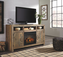 Sommerford 62" TV Stand with Electric Fireplace