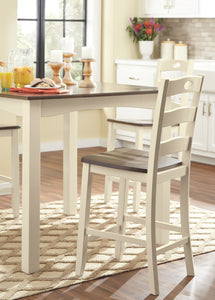 Woodanville Counter Height Dining Room Table and Bar Stools (Set of 5)
