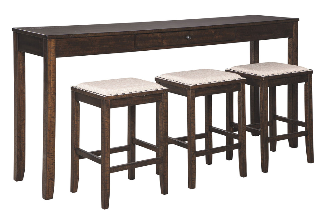 Rokane Counter Height Dining Table and Bar Stools (Set of 4)