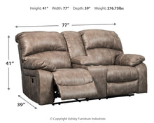 Dunwell Power Reclining Loveseat with Console