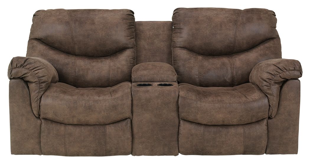 Alzena Reclining Loveseat with Console