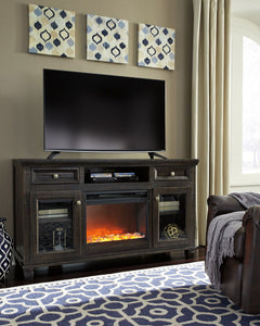 Townser 62" TV Stand with Electric Fireplace