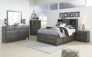 Caitbrook Storage Bed with 7 Drawers