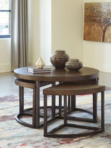 Johurst Coffee Table with Stools (Set of 5)