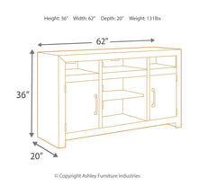 Sommerford 62" TV Stand with Electric Fireplace