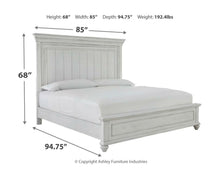 Kanwyn Panel Bed with Storage Bench