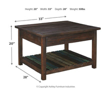 Mestler Coffee Table with Lift Top