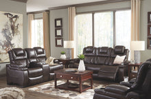 Warnerton Power Reclining Loveseat with Console