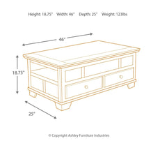 Gately Coffee Table with Lift Top