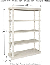 Dannerville 74" Bookcase