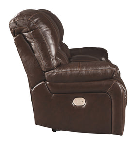 Hallstrung Power Reclining Loveseat with Console