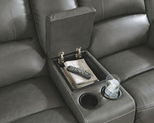 Calderwell Reclining Loveseat with Console