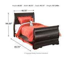 Huey Vineyard Sleigh Bed