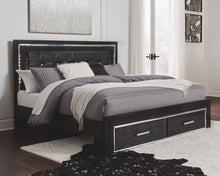 Kaydell Upholstered Panel Bed with Storage