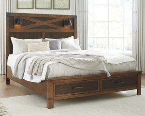 Wyattfield Panel Bed with Storage