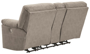 Cavalcade Power Reclining Loveseat with Console