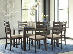 Rokane Dining Table and Chairs (Set of 7)