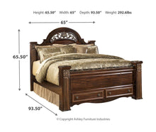 Gabriela Storage Poster Bed