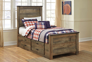 Trinell Storage Panel Bed