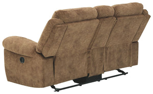 Huddle-Up Glider Reclining Loveseat with Console