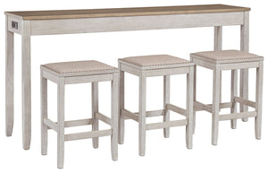 Skempton Counter Height Dining Table and Bar Stools (Set of 3)